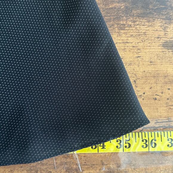 Vintage Talbots Micro Polka Dot Dress 12 Swing Retro Sweetheart Y2K Formal EUC - Picture 7 of 9